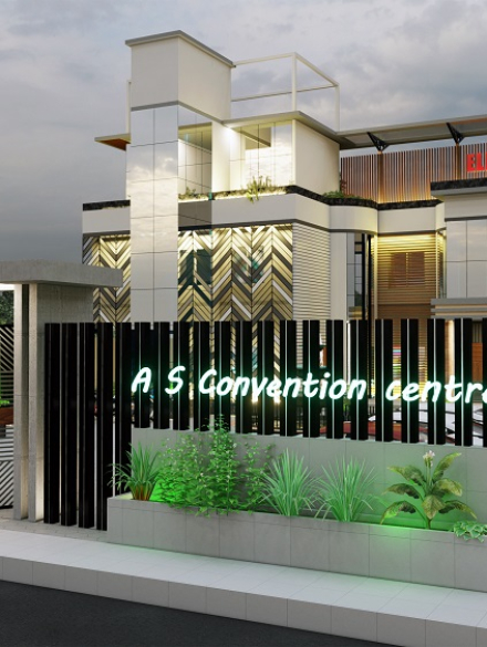On going Exterior View_ Convention centre _ Rooftop restaurent